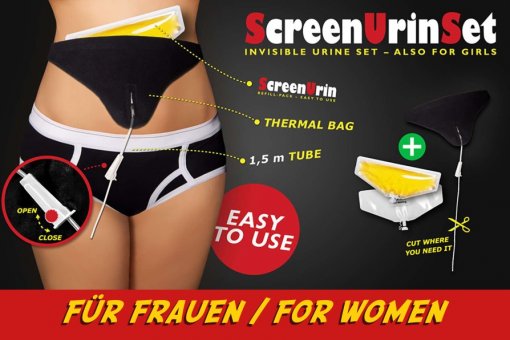 ScreenUrin Set für Frauen, 80ml 