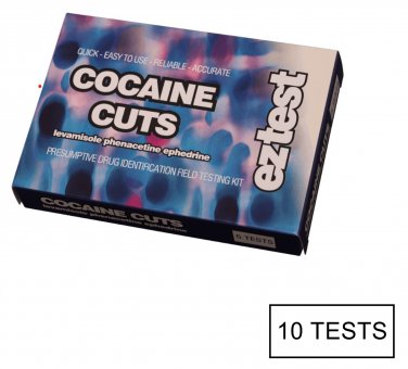 10 x EZ-Test Cocaine Purity/Kokain Reinheitstest 