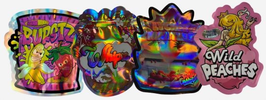 12 Cali-Bags, 4 verschiedene Motive jeweils 3 x 