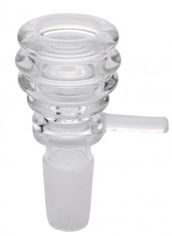 Glass plug head, 18.8,, big, 1 piece 