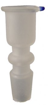 Glass Head Cylinder Small-18.8-Sandblasted 
