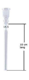 Glass Shillum Cylinder 14.5-10cm 