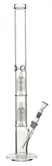 Zylinderbong, Doppel-Perkolator, 60cm, 50mm Ø, 5mm  