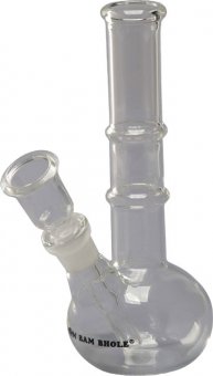 Glasbong, Kugel, 15 cm hoch, 12.5er Schliff 