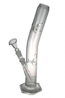 Glassbong-Ice Approx 40cm High, 55mm Ø, 18.8 