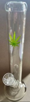 Glassbong Approx 40cm High, 55mm Ø, 18.8 
