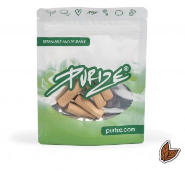 PURIZE® Holzmundstücke XTRA Slim Size 5 Stück Beutel, Geschmack Vanille 