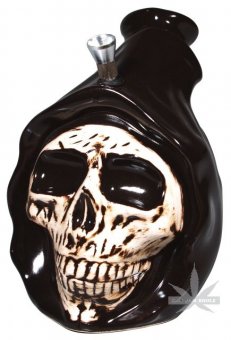 Ceramic Skull 19cm - Monk 