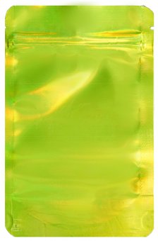 Mylarbeutel 140 x 85 mm, VE50, GREEN HOLOGRAPHIC 