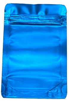 Mylarbeutel 140 x 85 mm, VE50, MATTE BLUE 