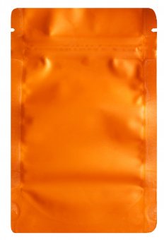 Mylarbeutel 140 x 85 mm, 50 pcs., MATTE ORANGE 