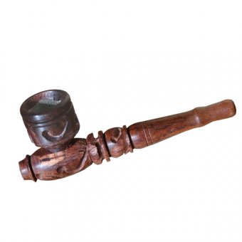 Wooden Pipe-ca.10cm-brown 