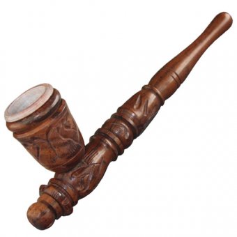 Wooden Pipe-ca. 16cm 