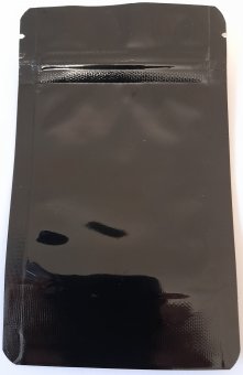 Mylar bag BLACK, 140 x 85 mm, VE100 pcs. 