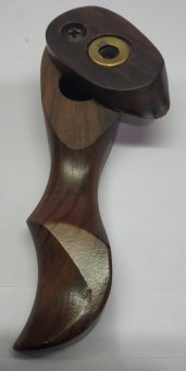 Holzpfeife, flach, ca. 9,5cm, schraubbar 