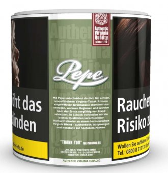 Pepe Virginia Tobacco Rich Green, DOSE 80g 