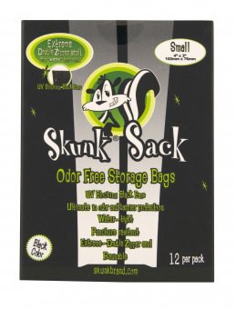 SKUNK Sack Black Small 12er, 76 x 102mm, doppelter ZIP-Verschluss 