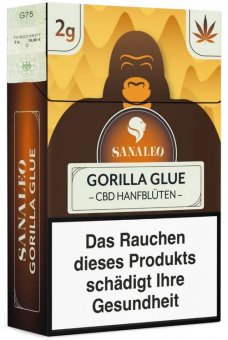Gorilla Glue CBD Blüten, 2g, mit Steuermarke 