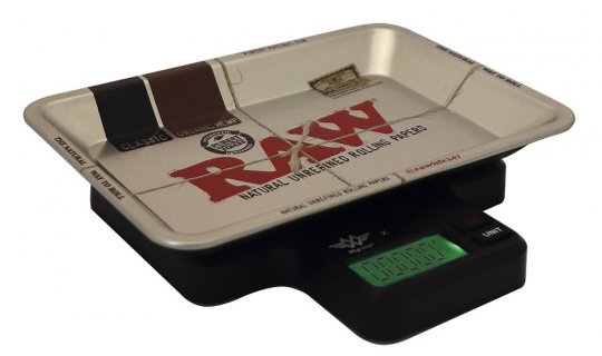 Digitalwaage My Weigh RAW Tray Scale 1000g, 0g-200g auf 0,01g genau, 200g-1000g auf 0,1g 