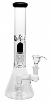 Standard Glass Bong with Shower, 25cm 
