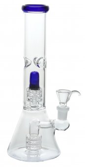 Standard Glass Bong with Shower, 25cm 