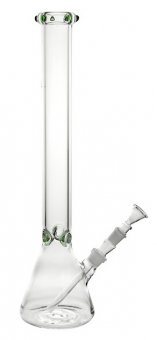 Schwere Bong, 7mm Wandstärke, 50cm, grüner Style 