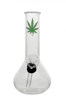 Glass-Mini-Bong, 15cm 