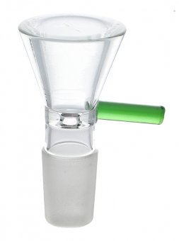 GLASS plug head, 14.5er, green, 1 piece 