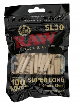 RAW Black Filters, SL30, 6mm Ø Bag á 100pc. 