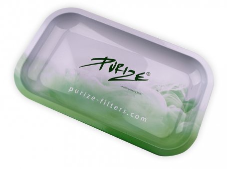 PURIZE TRAY SMOKE, Metall, 27 x 16 x 2,5 cm 