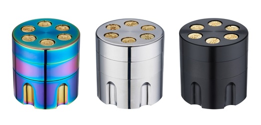 Metal Grinder, BULLET 30mmØ, 3-Parts, Screen 