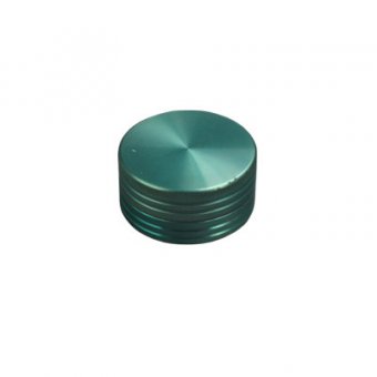 CNC Aluminium Grinder, 2 Parts, 39 mm Ø, Green 
