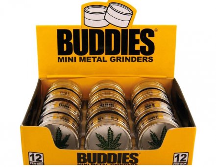 BUDDY Metal Mini Grinder - MIX Display VE 12 