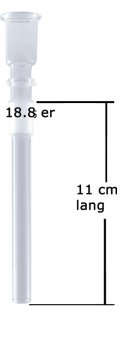 Glass Shillum Cylinder 18.8-11cm 