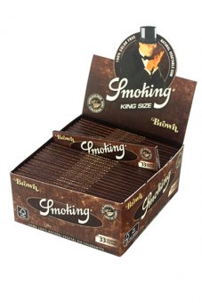 Smoking King Size braun-VE50, ungebleicht 