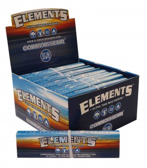 ELEMENTS Connoisseur, KS Slim + Tips, BOX/24 