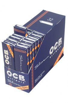 OCB-Ultimate-extra thin KS-32pc.-blue+Tips 