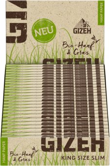 GIZEH Hemp & Grass King Size Slim 25pc. 
