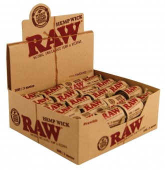 RAW Hemp Wick, 3m long 