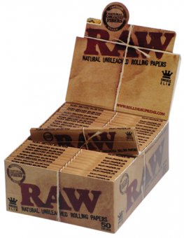 RAW King Size Slim Papers "Classic"  VE50, 32 Leaves je Heftchen  