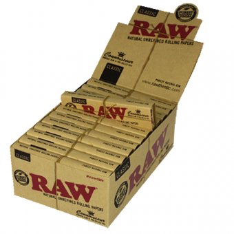 RAW Connoisseur KingSize Slim Classic + Pre-Rolled Tips, VE 24 