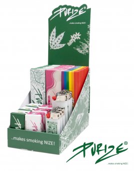 PURIZE® Petrol Station - Thekenaufsteller - Mixed Papers & Feuerzeuge 