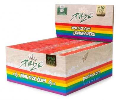 PURIZE Papers RAINBOW King Size Slim, VE 50 
