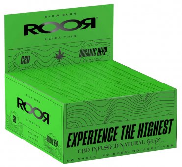 ROOR Organic Hemp King Size Slim with CBD, 50pc. 