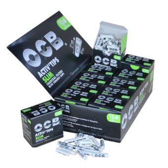 OCB ACTIV' Tips Slim, 7 mm Ø, 1x50er Pack 
