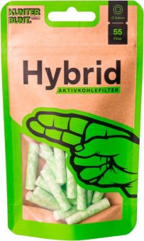 Hybrid Supreme Filters, 6,4mmØ, LIME, 55 pieces bag 