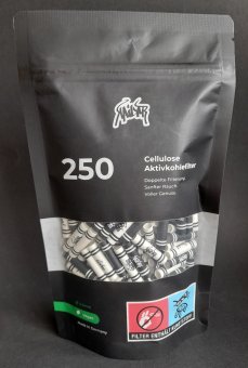Kailar Cellulose- und Aktivkohlefilter 250er Pack, MIX schwarz/weiß, 5.9 mm Ø 