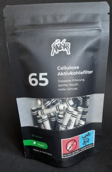 Kailar cellulose and activated carbon filter pack of 65, MIX black / white, 5.9 mm Ø  