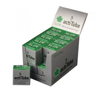 actiTube Aktivkohlefilter 1 x 10er Pack, 7mm Ø, SLIM 