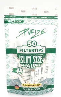 PURIZE Slim AIR, OHNE Aktivkohle, 1x50er, 7mmØ  
